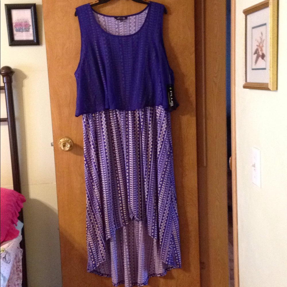 +PLUS MODA High Low Dress 2X     NWT